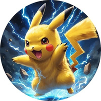 Opłatek na tort POKEMON WZ. VI