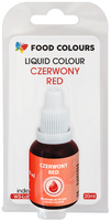 Barwnik w płynie CZERWONY 20 ml Food Colours