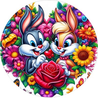 Opłatek na tort KRÓLIK BUGS WZ.II