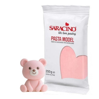 Lukier plastyczny masa cukrowa do modelowania figurek na tort RÓŻOWA 250g Saracino