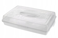 Pojemnik na ciasto COOKIE szary 43,5x29,5 cm Galicja