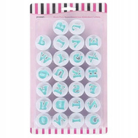 Zestaw wykrawaczek do masy cukrowej ALFABET - DUŻE LITERY