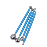 Zestaw 4 narzędzi do modelowania kule NIEBIESKIE