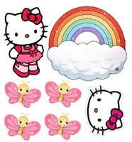 Opłatek na tort HELLO KITTY- WZ. V