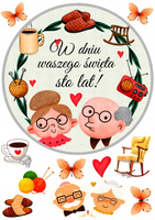 Wydruk jadalny KOCHANYM DZIADKOM WZ.IV