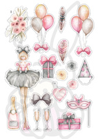 Wydruk jadalny opłatek na tort CHANEL GRIL DZIEWCZYNA WZ. IV