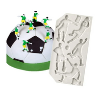 Forma silikonowa do tworzenia dekoracji PIŁKARZE