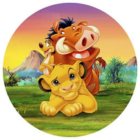 Opłatek na tort KRÓL LEW WZ.I