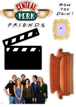 Opłatek na tort FRIENDS WZ.III