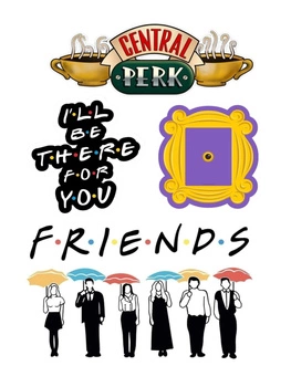 Opłatek na tort FRIENDS WZ.V