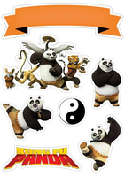 Wydruk jadalny KUNG FU PANDA WZ.VII