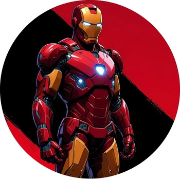 Opłatek na tort IRON MAN WZ.V
