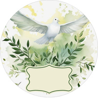 Opłatek na TORT PIERWSZA KOMUNIA ŚWIĘTA WZ.VII