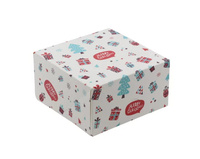 Świateczne pudełko na ciasto 13x13x7 cm