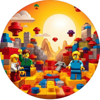 Opłatek na tort LEGO WZ.III