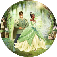 Opłatek na tort KSIĘŻNICZkA I ŻABA WZ.I