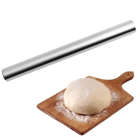 Stalowy wałek do ciasta i masy cukrowej 30 cm