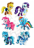 Wydruk jadalny opłatek na tort KUCYK PONY WZ. V