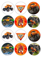 Opłatek na tort MONSTER TRUCK WZ.I