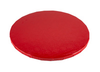 Podkład pod tort CZERWONY śr. 25 h 10 mm Julita