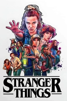 Opłatek na tort STRANGER THINGS WZ.II