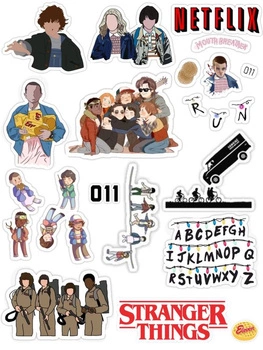 Opłatek na tort STRANGER THINGS WZ.III