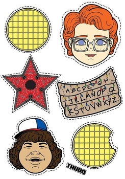 Opłatek na tort STRANGER THINGS WZ.IV