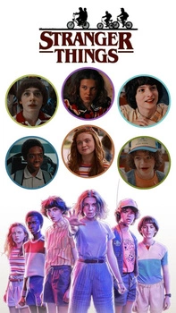 Opłatek na tort STRANGER THINGS WZ.VI