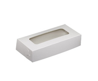 Pudełko z okienkiem na ciastka 21x10x4,5 cm