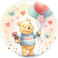 Opłatek na tort KUBUŚ PUCHATEK WZ.III