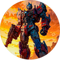 Opłatek na tort TRANSFORMERS WZ.I