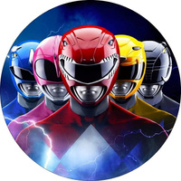 Opłatek na tort POWER RANGERS WZ.I