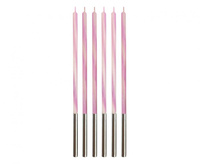 #SU Świeczki urodzinowe Candy, różowe 4.5x4.5x150mm, 6 szt. KK