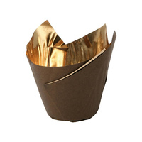 Papilotki do muffinek BRĄZOWO ZŁOTE 50x80 mm 50 szt.