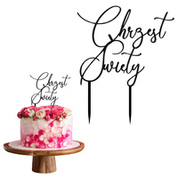 Topper na tort CHRZEST ŚWIĘTY wz.I