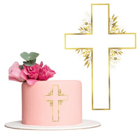 Decor topper na bok tortu KRZYŻ wz.VI