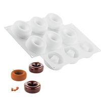 Forma silikonowa do monoporcji Oblio 95 ml śr.75 mm H 30 mm 6 gniazd Silikomart