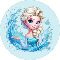 Opłatek na tort KRAINA LODU WZ.VII