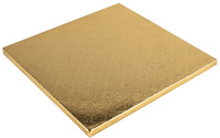 Kwadratowy podkład pod tort ZŁOTY 30x30 cm h 10 mm Julita