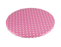 Podkład pod tort RÓŻOWY W KROPKI śr. 30 cm h 10 mm Julita