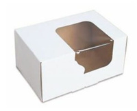 Pudełko na ciasto z oknem 16,5x11x8 cm