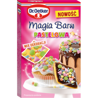 Posypka do dekoracji MAGIA BARW PASTELOWA 70g Dr.Oetker