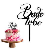 Topper na tort wieczór panieński BRIDE TO BE wz.VI