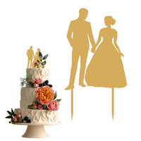 Topper na tort ślubny weselny PARA MŁODA WZ.II