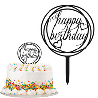 Topper na tort HAPPY BIRTHDAY wz.II