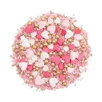 Posypka dekoracyjna AMOUR PINK 90g Słodki Bufet