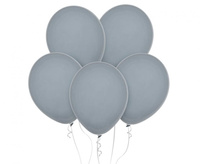 #BL Balony Decomex 18", pastel Grey, 25 szt.