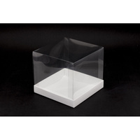 Pudełko na BENTO CAKE 18x18x16 cm BIAŁE