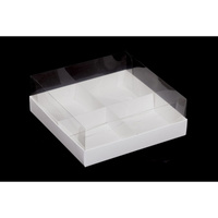 Pudełko na 4 monoporcje BIAŁE