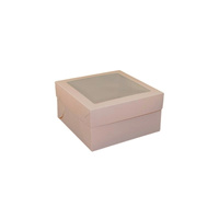 Pudełko na 4 muffinki RÓŻOWE